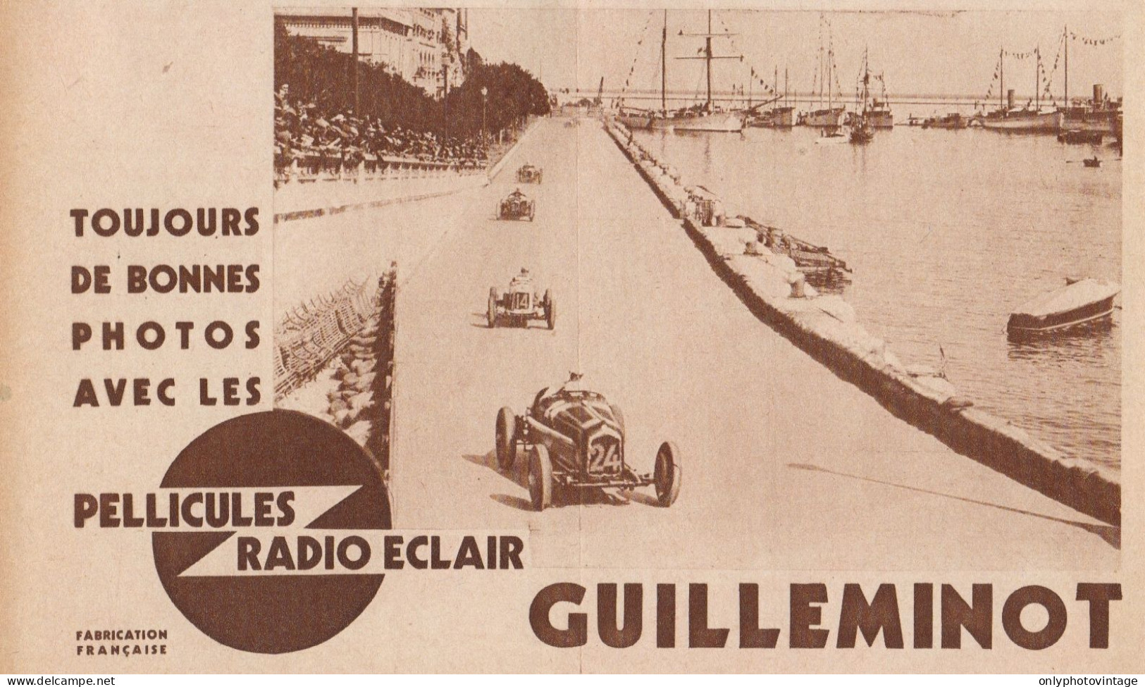 Pellicules Radio Eclair GUILLEMINOT - Pubblicità D'epoca - 1934 Old Advert - Pubblicitari