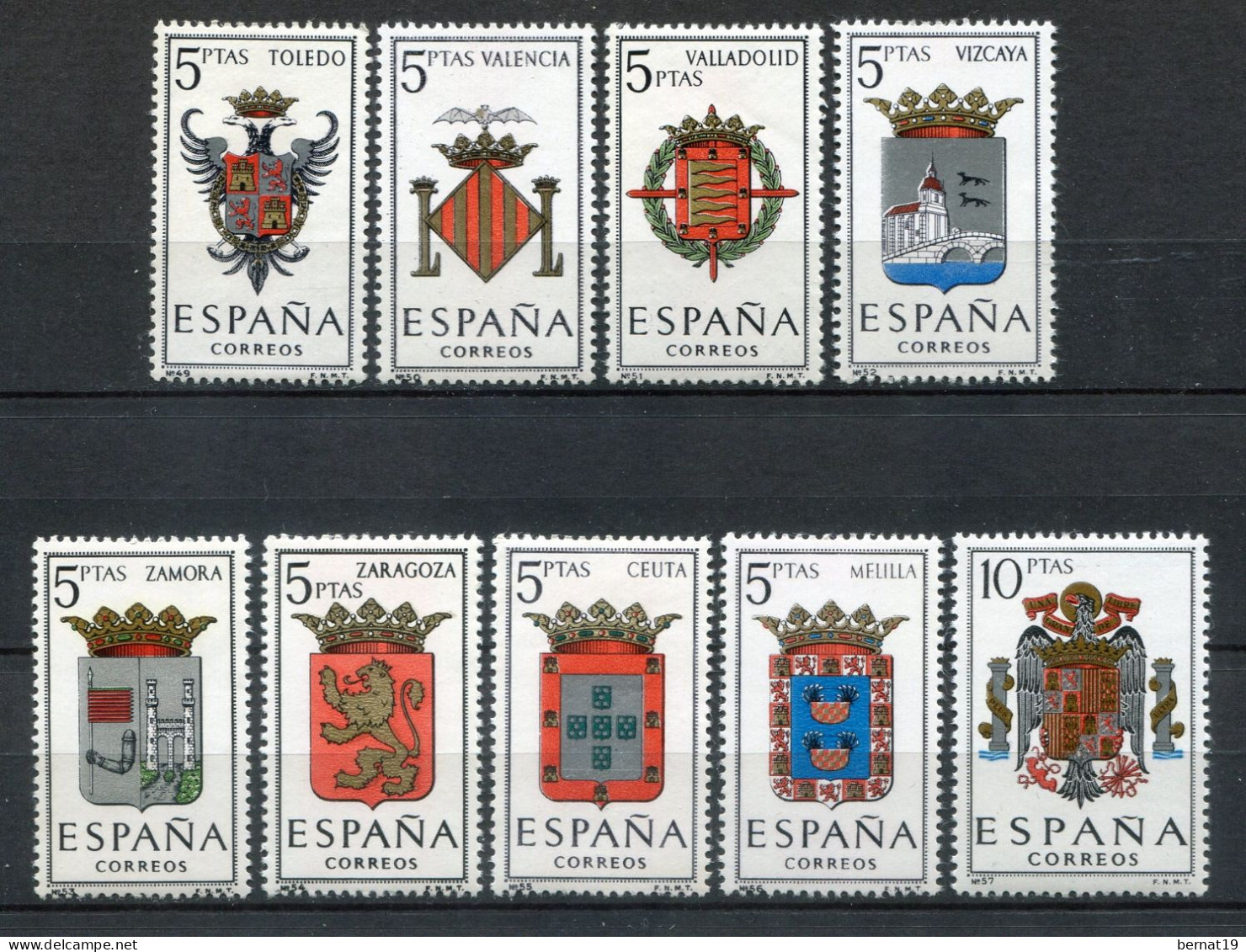 Spain 1965-1969. FIVE Complete Years ** MNH. - Sammlungen (ohne Album)