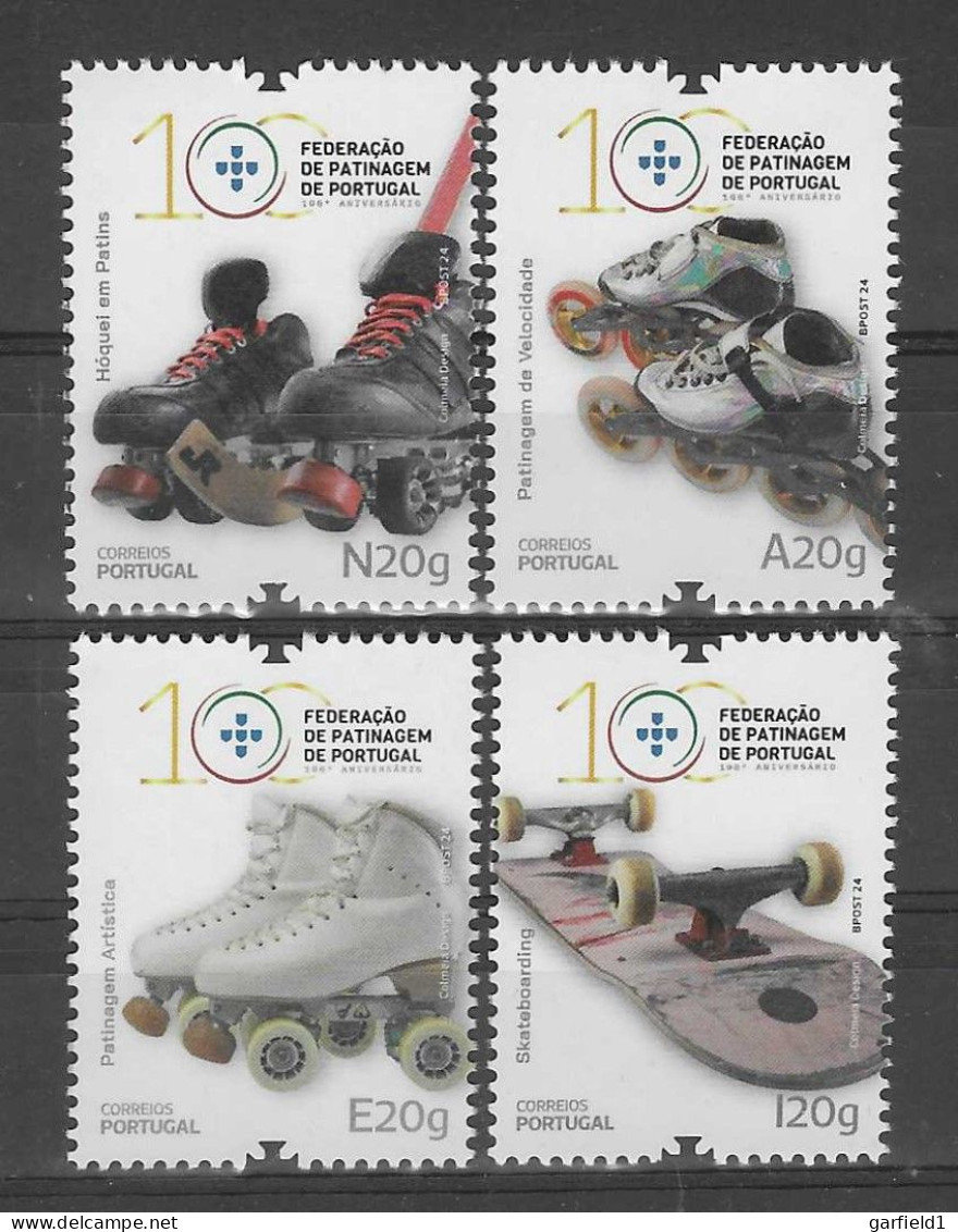 Portugal 2024 ,  Federacao De Patinagem - Postfrisch / MNH / (**) - Unused Stamps