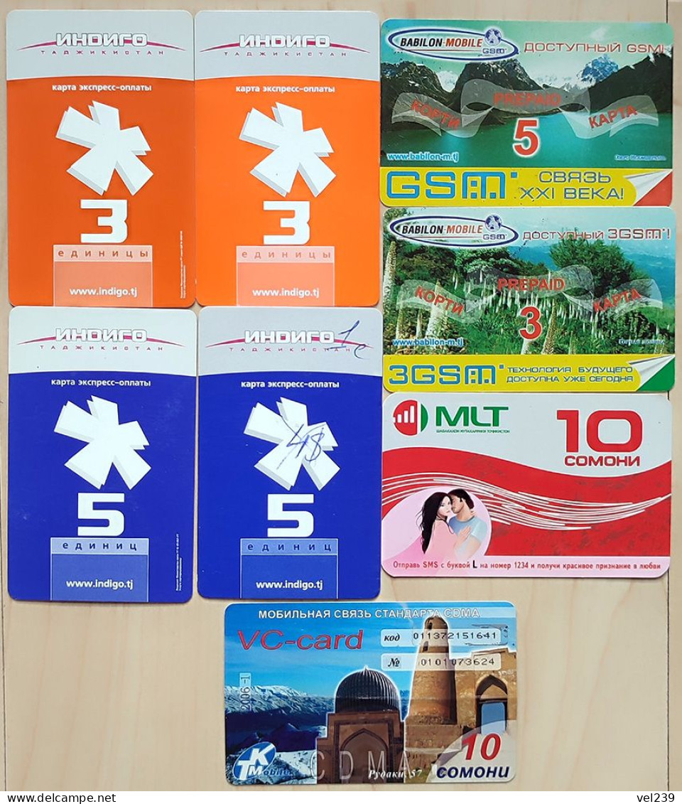 Tajikistan. Babilon. VC-card. MLT. Indigo - Tajikistan