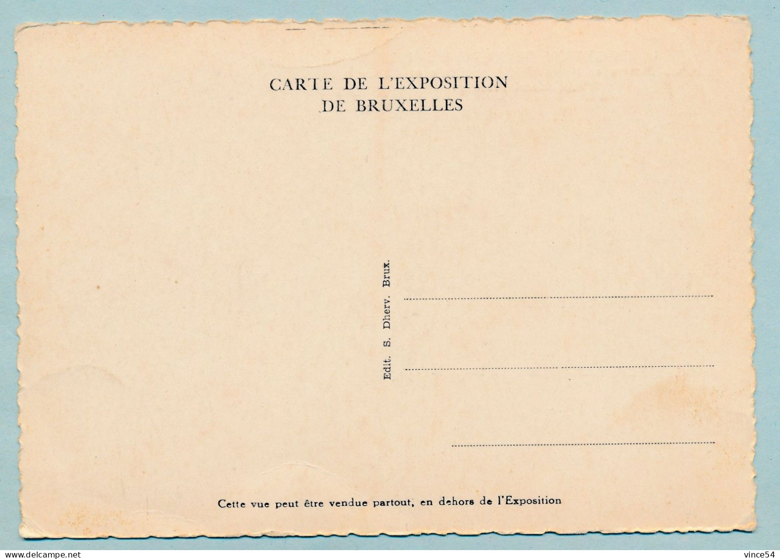 Exposition De BRUXELLES 1935 - Grands Bassins Et Palais De L'Automobile Et Du Cycle - Expositions