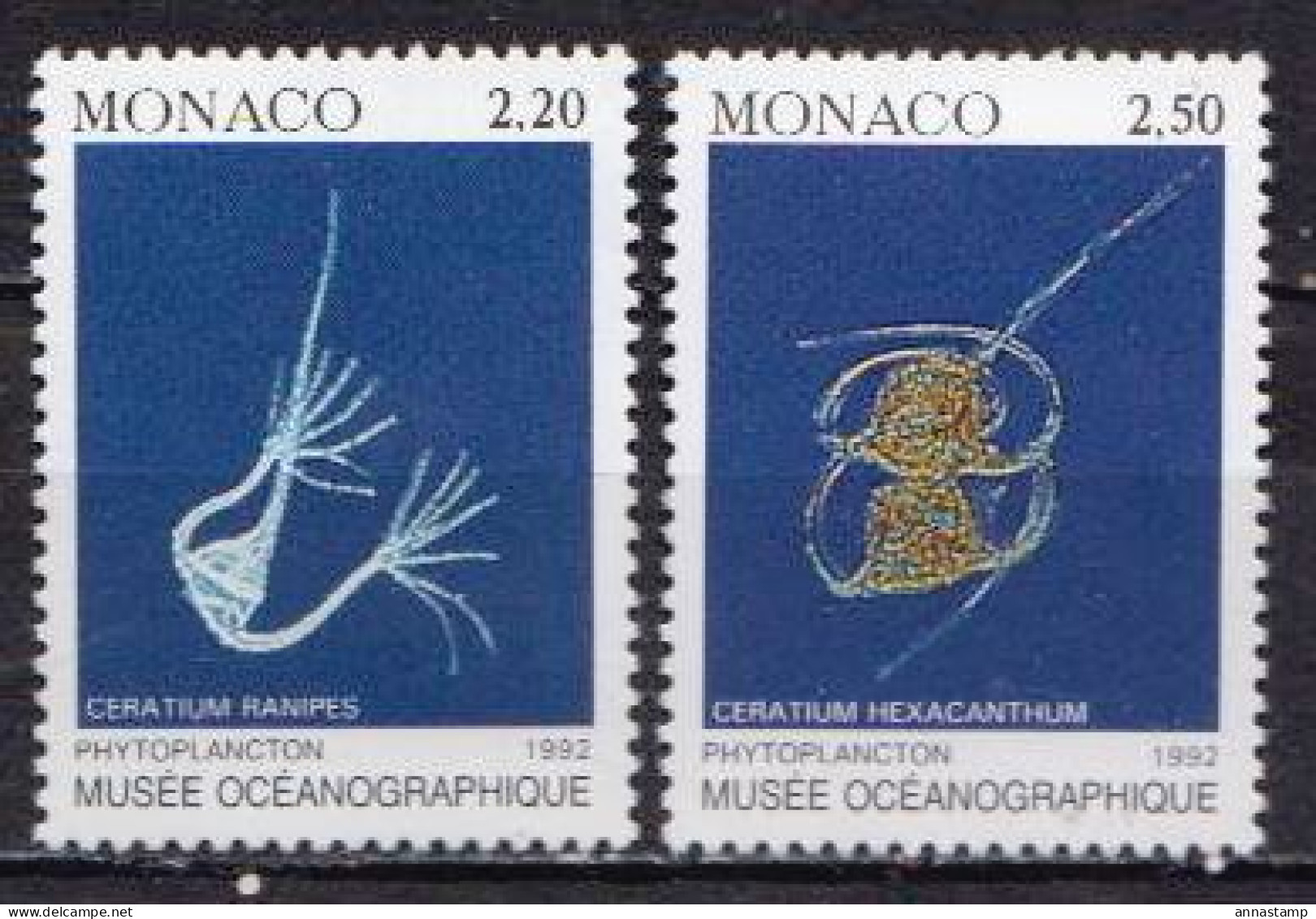 Monaco MNH Set - Marine Life