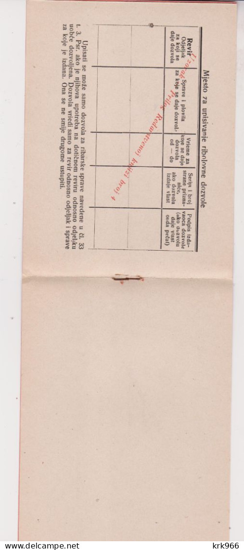 CROATIA WW II  Document  SPECIMEN - Historical Documents