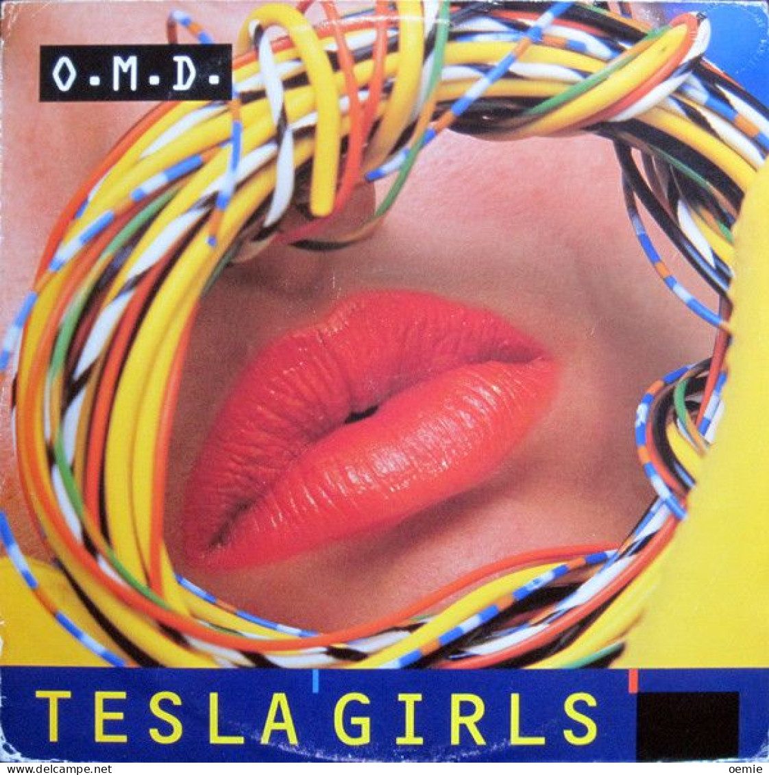 ORCHESTRAL  MANOEUVRES  IN THE DARK    TESLA  GIRLS - 45 Rpm - Maxi-Single