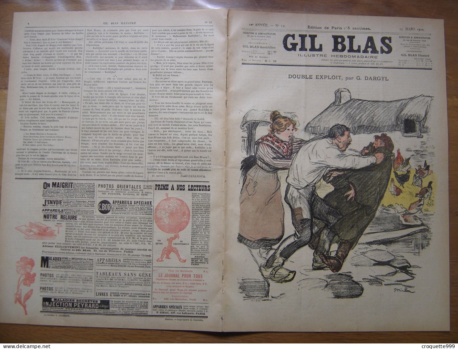 1900 GIL BLAS 12 Steinlen Sandy Hook Balluriau - Altri & Non Classificati