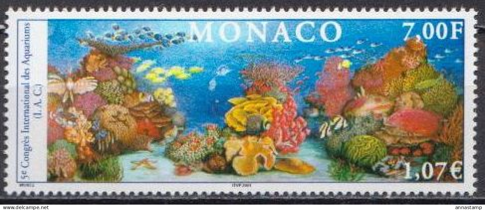 Monaco MNH Stamp - Marine Life