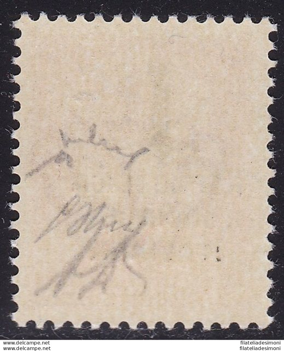 1944 RSI, N. 495/A 20c. Carminio MNH/** Firmato A.Diena - Oliva - Chiavarello - Sonstige & Ohne Zuordnung