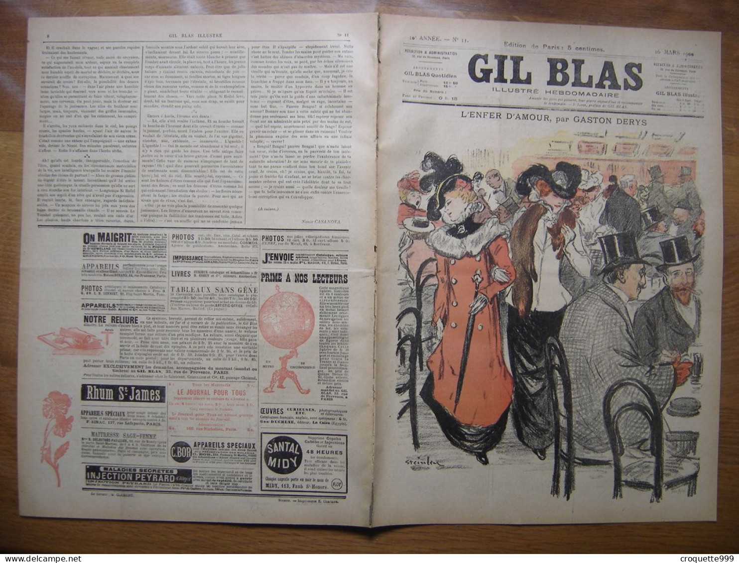1900 GIL BLAS 11 Steinlen - Andere & Zonder Classificatie