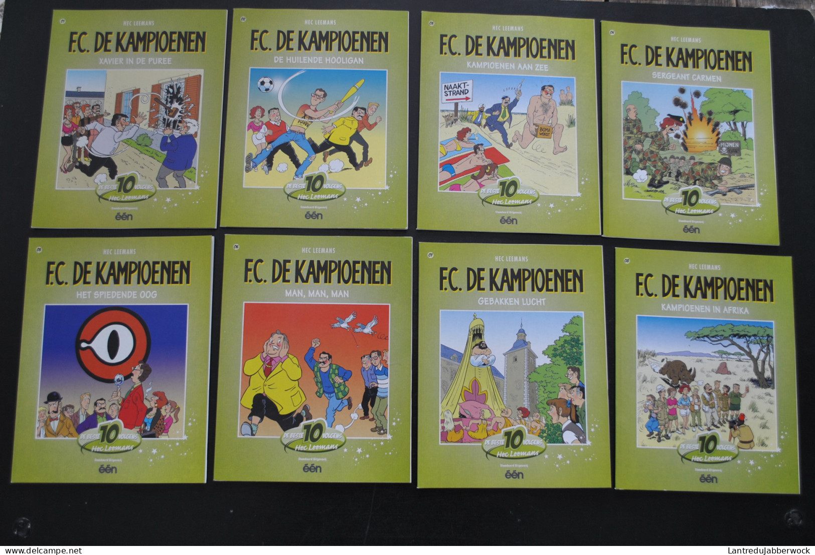 Complete Collectie Van DE BESTE 10 VOLGENS Van F.C. DE KAMPIOENEN HEC LEEMANS Deel 1 2 3 4 5 6 7 8 9 10 - Sonstige & Ohne Zuordnung