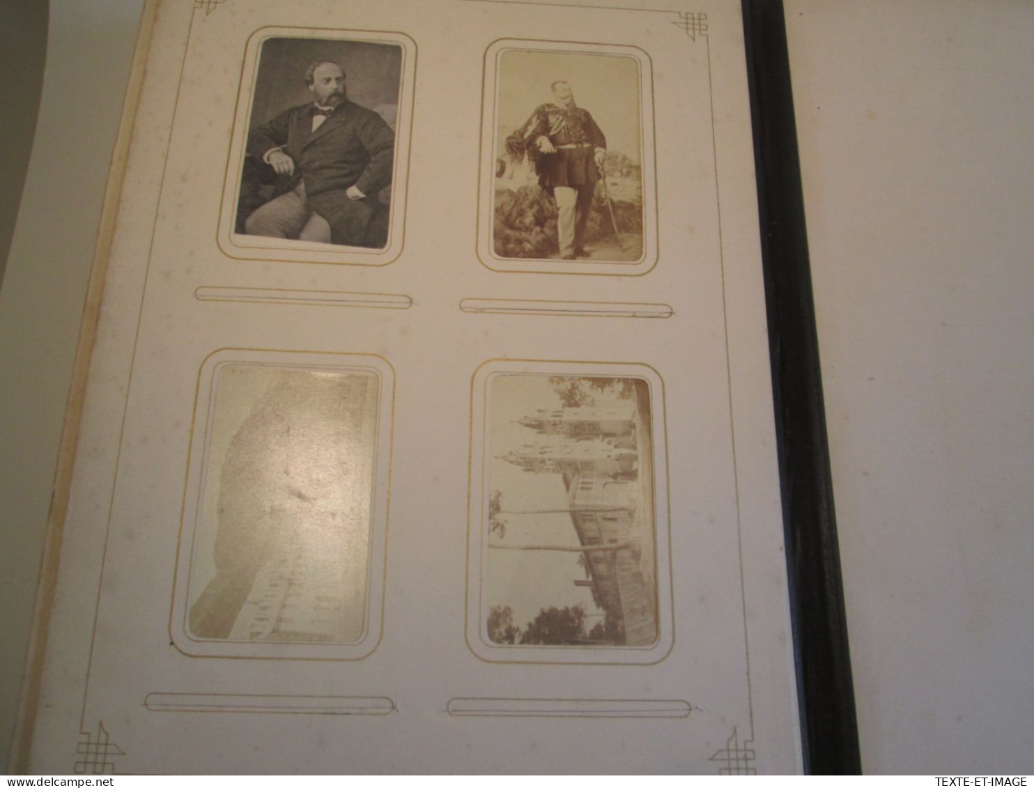 Fort album photo in-4 de 144 photographies [circa 1870-1890] divers formats