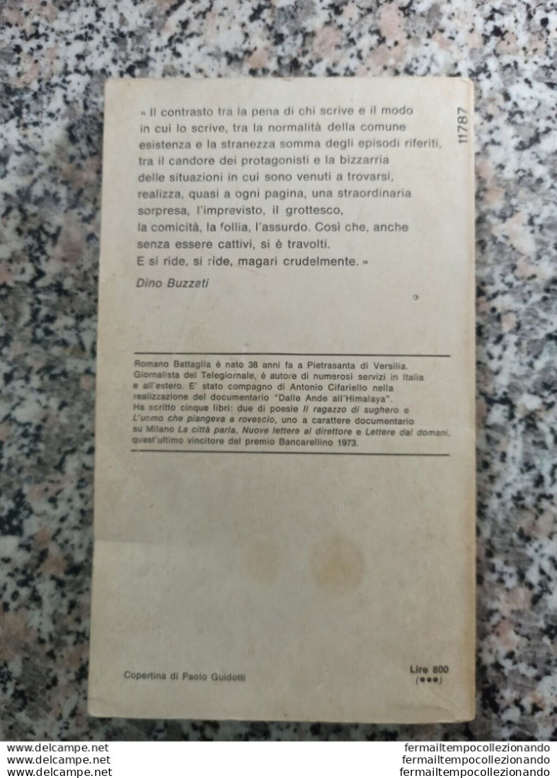Ba Libro Romano Battaglia Lettere Al Direttore Mondadori - Sonstige & Ohne Zuordnung