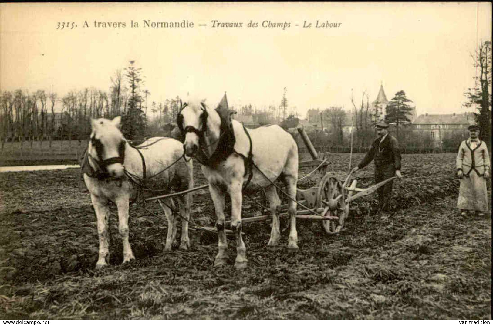 AGRICULTURE - Carte Postale De Normandie - Le Labour - L 152355 - Landwirtschaftl. Anbau