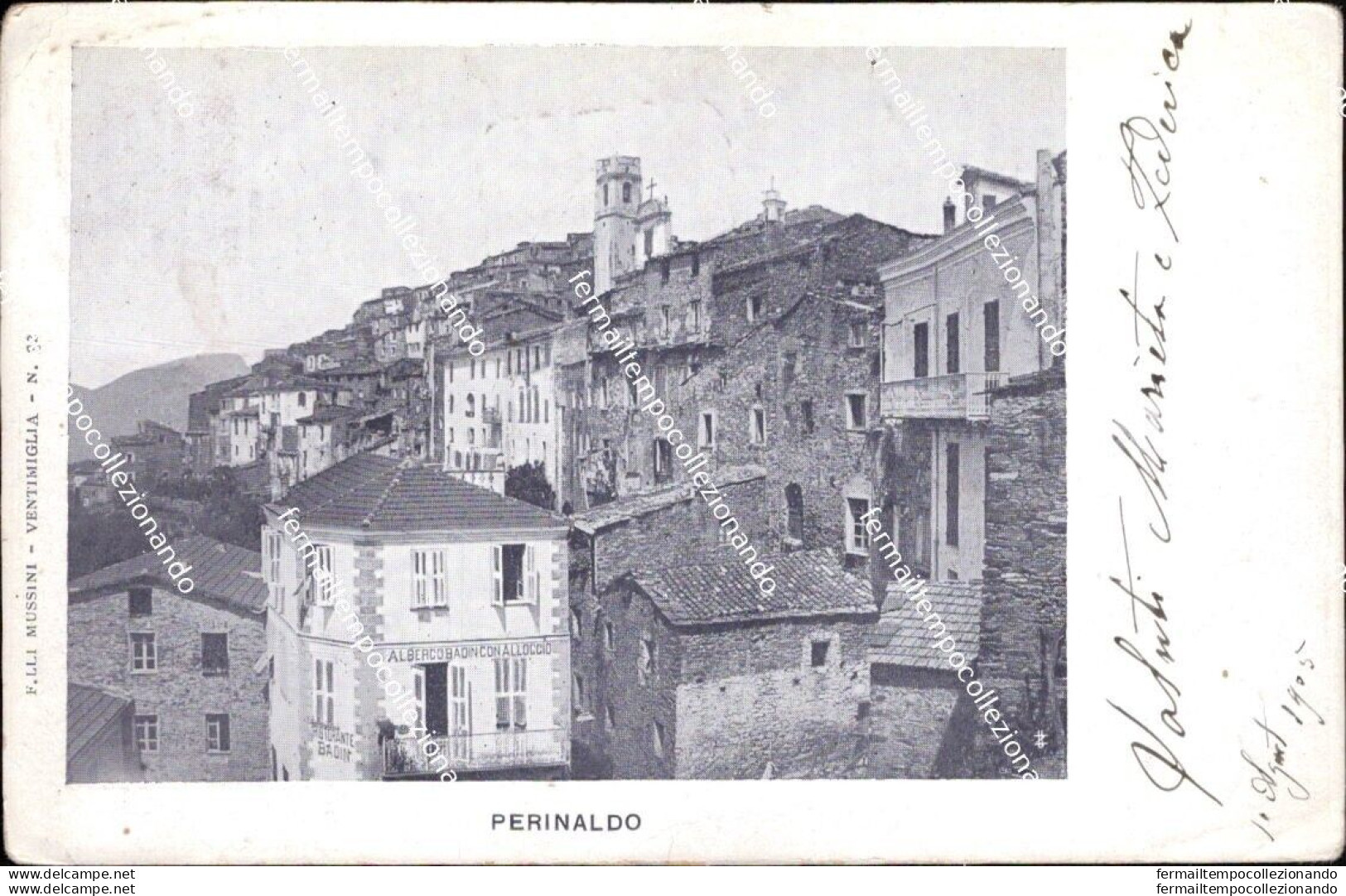 Af794 Cartolina Perinaldo Provincia Di Imperia Liguria - Imperia