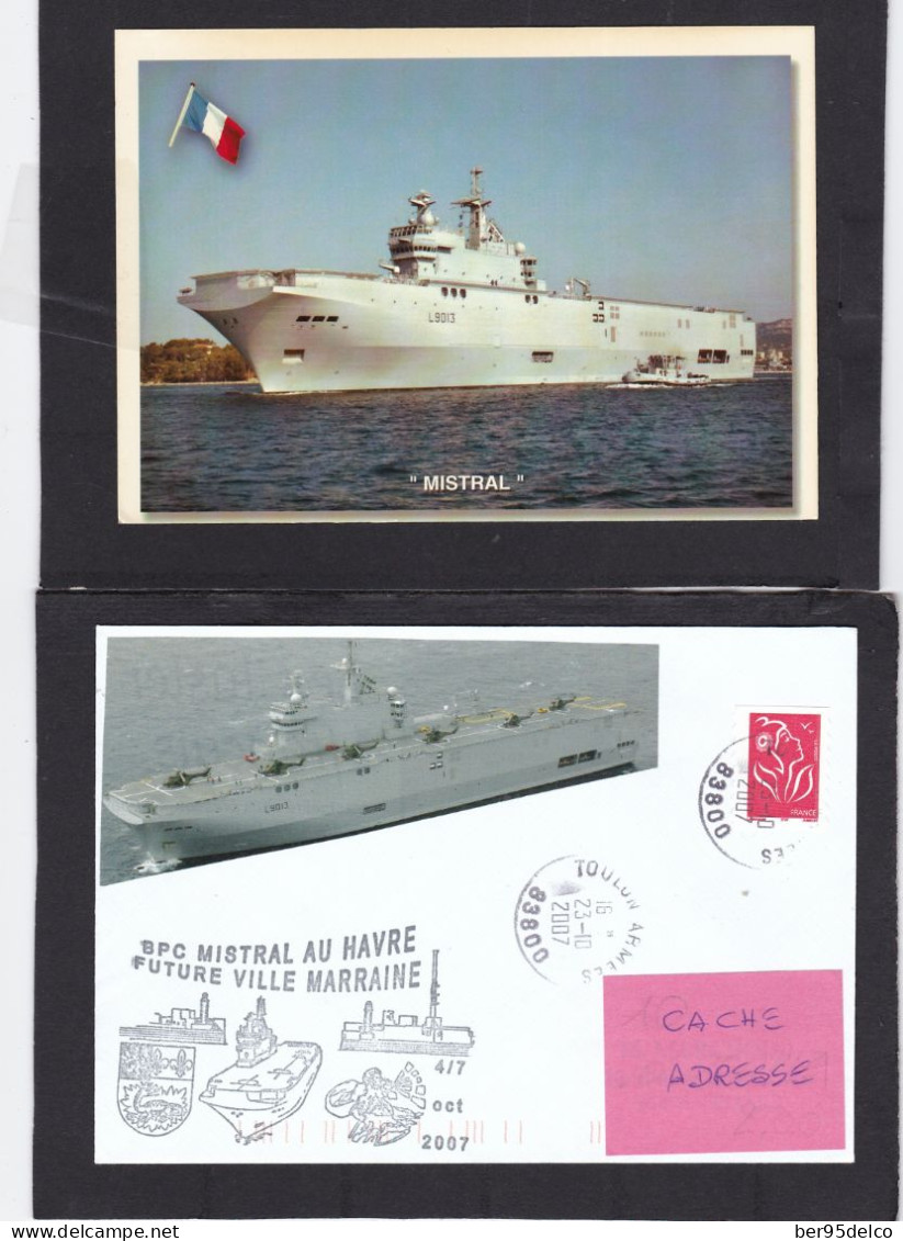 BATIMENT MISTRAL " L9013" LOT DE 23 ENVELOPPES AYANT VOYAGEES (VOIR SCANS) +1 C.P. - Gedenkstempel