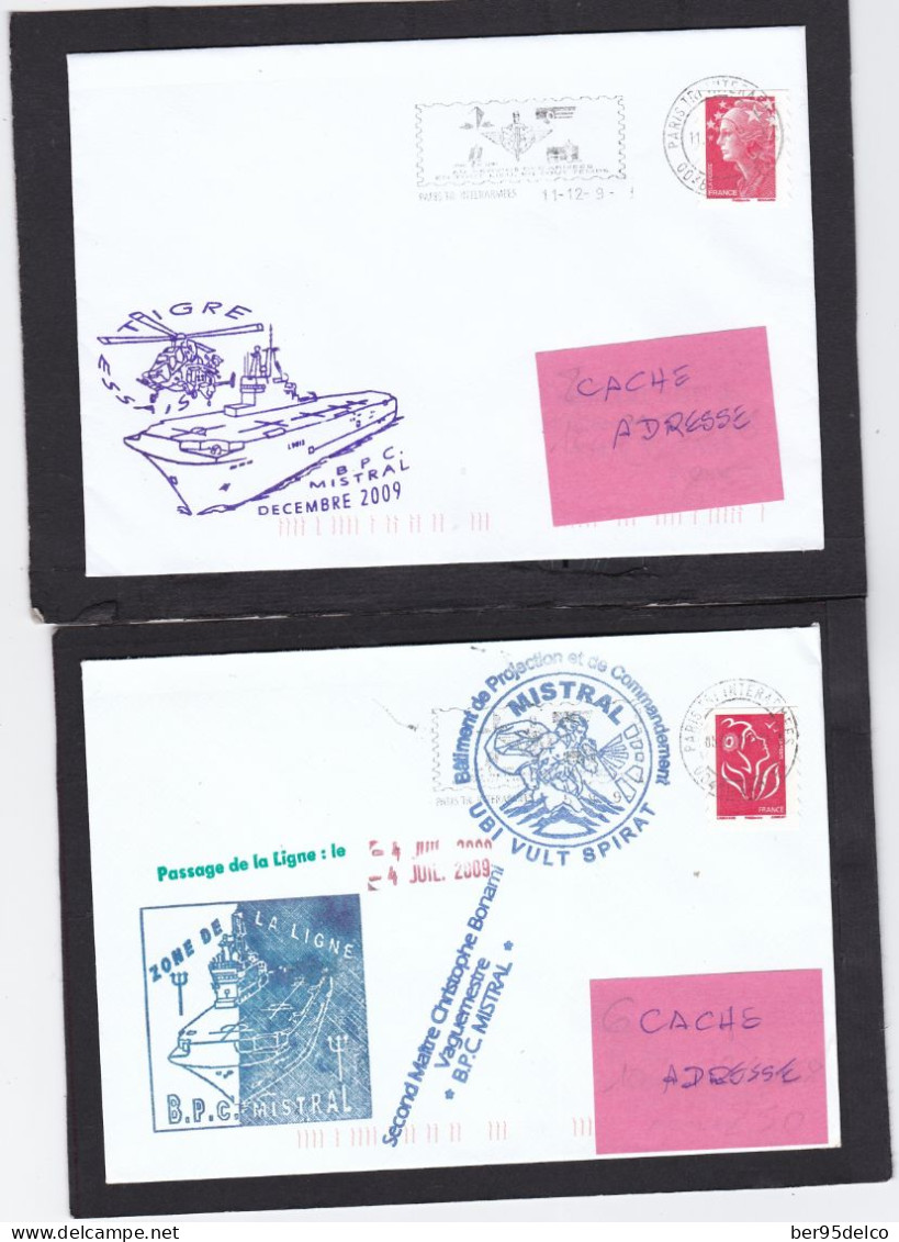 BATIMENT MISTRAL " L9013" LOT DE 23 ENVELOPPES AYANT VOYAGEES (VOIR SCANS) +1 C.P. - Commemorative Postmarks