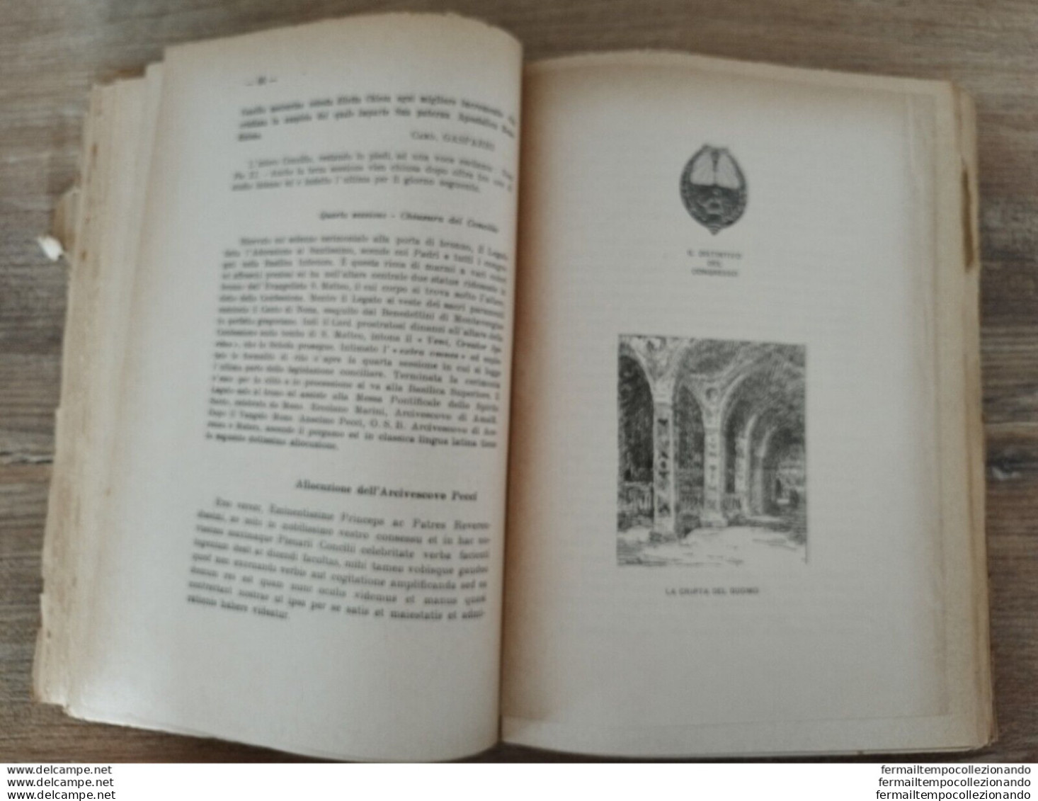 bn libro salerno citta' congresso eucaristico regionale 1925  raro