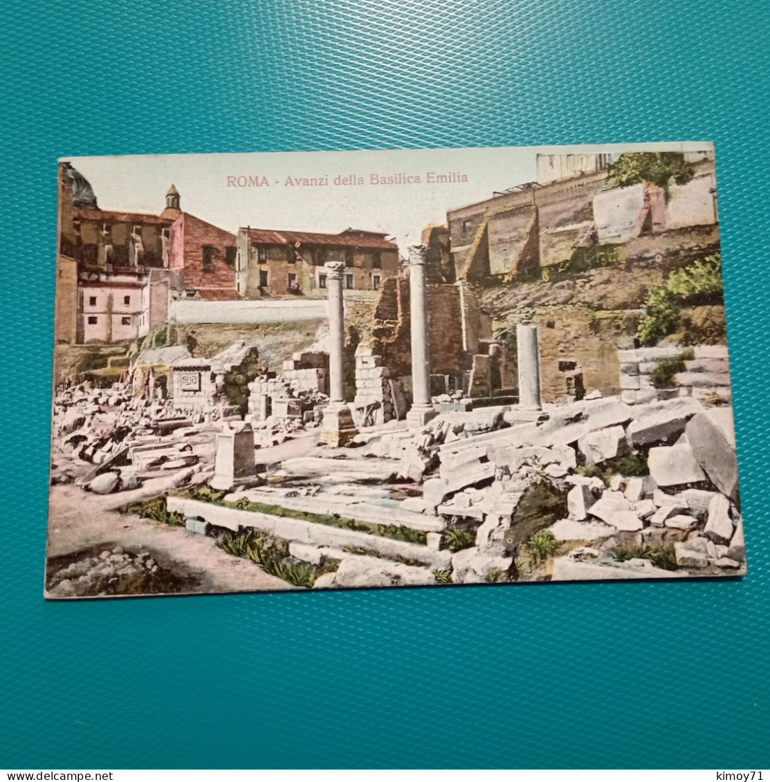 Cartolina Roma - Avanzi Della Basilica Emilia. Viaggiata 1913 - Other & Unclassified
