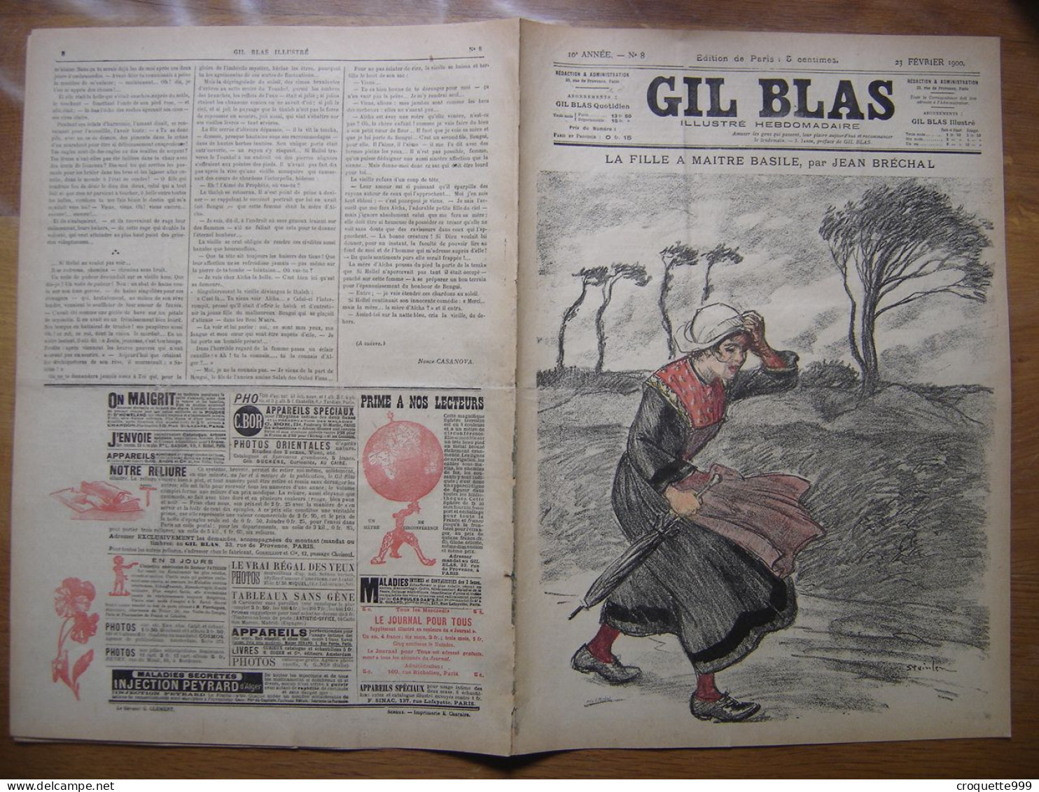 1900 GIL BLAS 8 Steinlen Andre Viriez Balluriau - Otros & Sin Clasificación