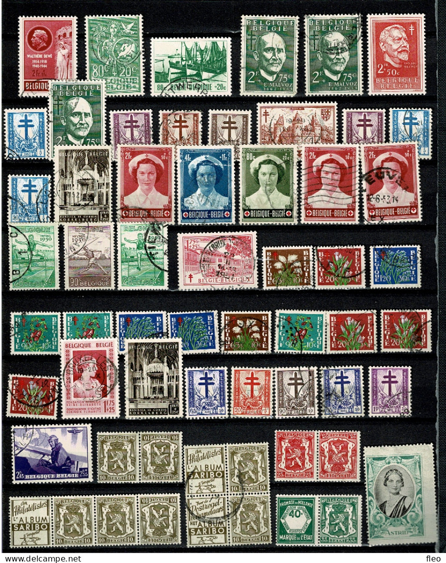 1950 Etc. Collection Timbres° (56 Pieces) - Sammlungen