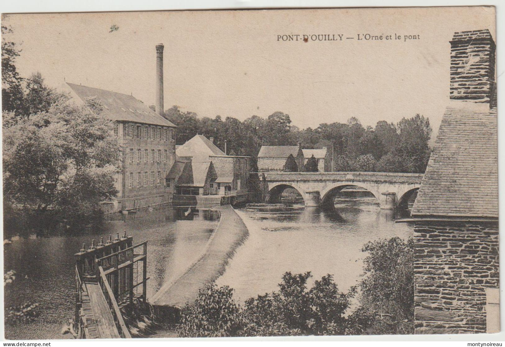 DEF : Calvados : PONT D ' OUILLY : Vue - Pont D'Ouilly