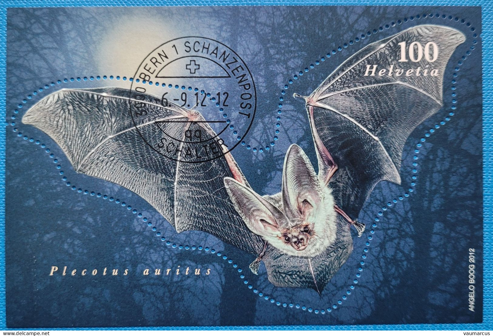 2012 Zu 1444 / Mi Bl 50 / YT 2187 Chauve-souris Obl. - Used Stamps