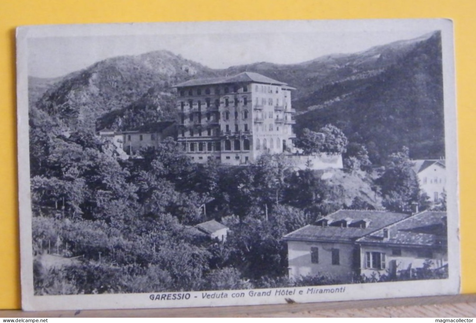 (G/2) GARESSIO VEDUTA CON IL GRAND HOTEL E MIRAMONTI  - VIAGGIATA 1933 - Autres & Non Classés