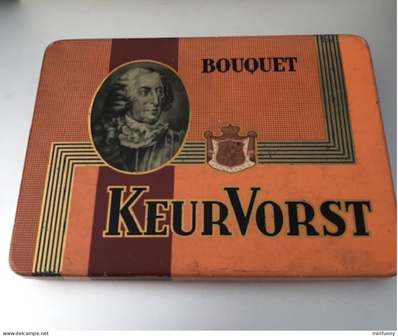 ANCIENNE BOITE EN TOLE CIGARES BOUQUET KEURVORST/ /VERBUFA - Empty Tobacco Boxes