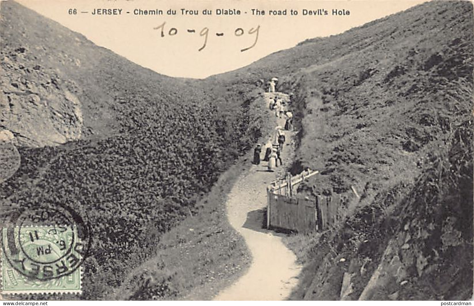 Jersey - The Road To Devil's Hole - Publ. Unknwon 66 - Autres & Non Classés