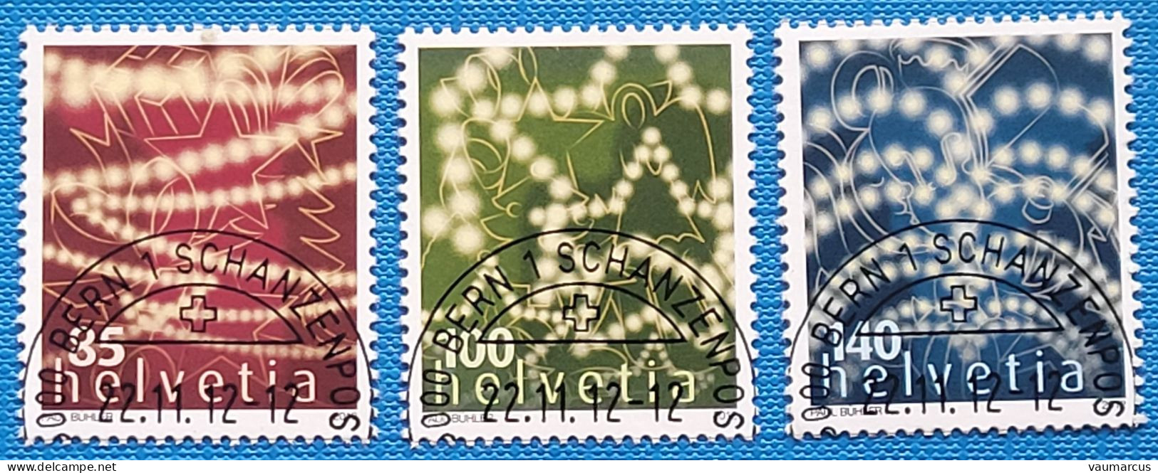 2012 Zu 1445-47 / Mi 2271-73 / YT 2203-05 Noël Obl. - Used Stamps