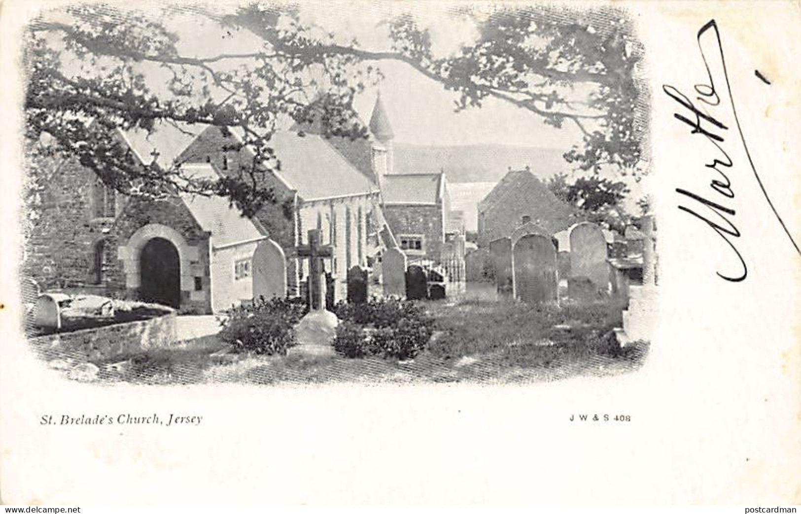 Jersey - St. Brelade's Church - Publ. J.W. & S. 408 - Other & Unclassified