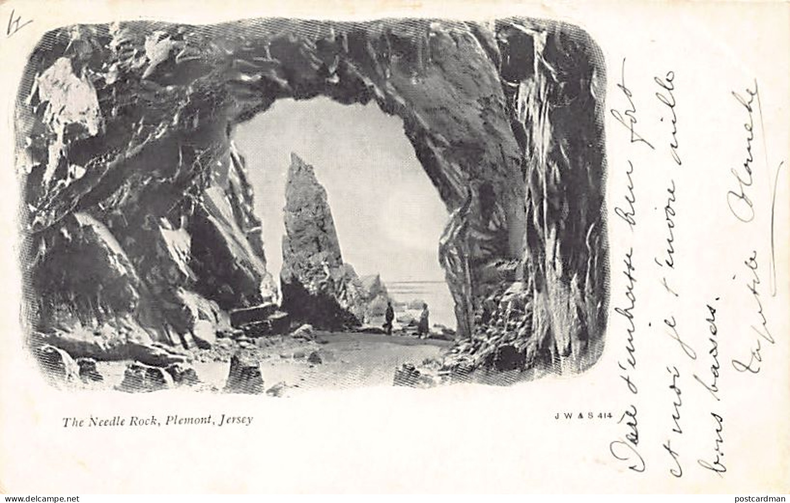 Jersey - The Needle Rock, Plemont - Publ. J.W. & S. 414 - Plemont