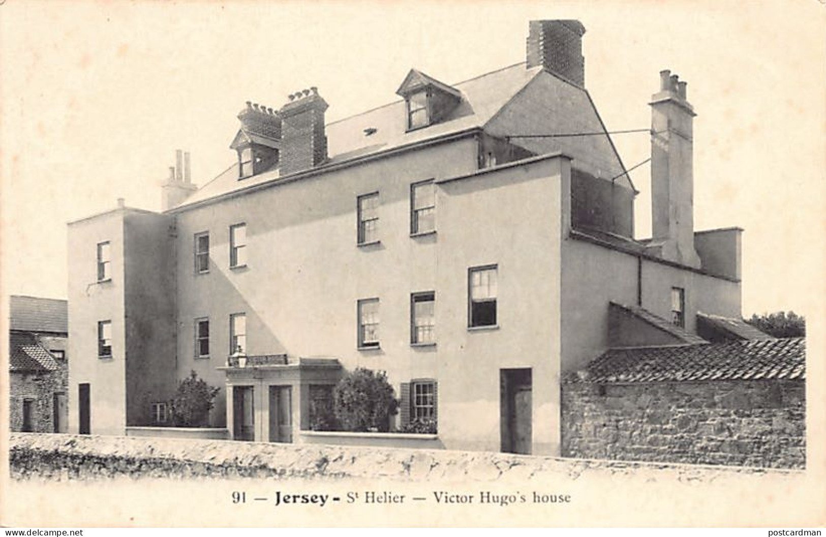 Jersey - SAINT-HELIER - Victor Hugo's House - Publ. Unknwon 91 - St. Helier