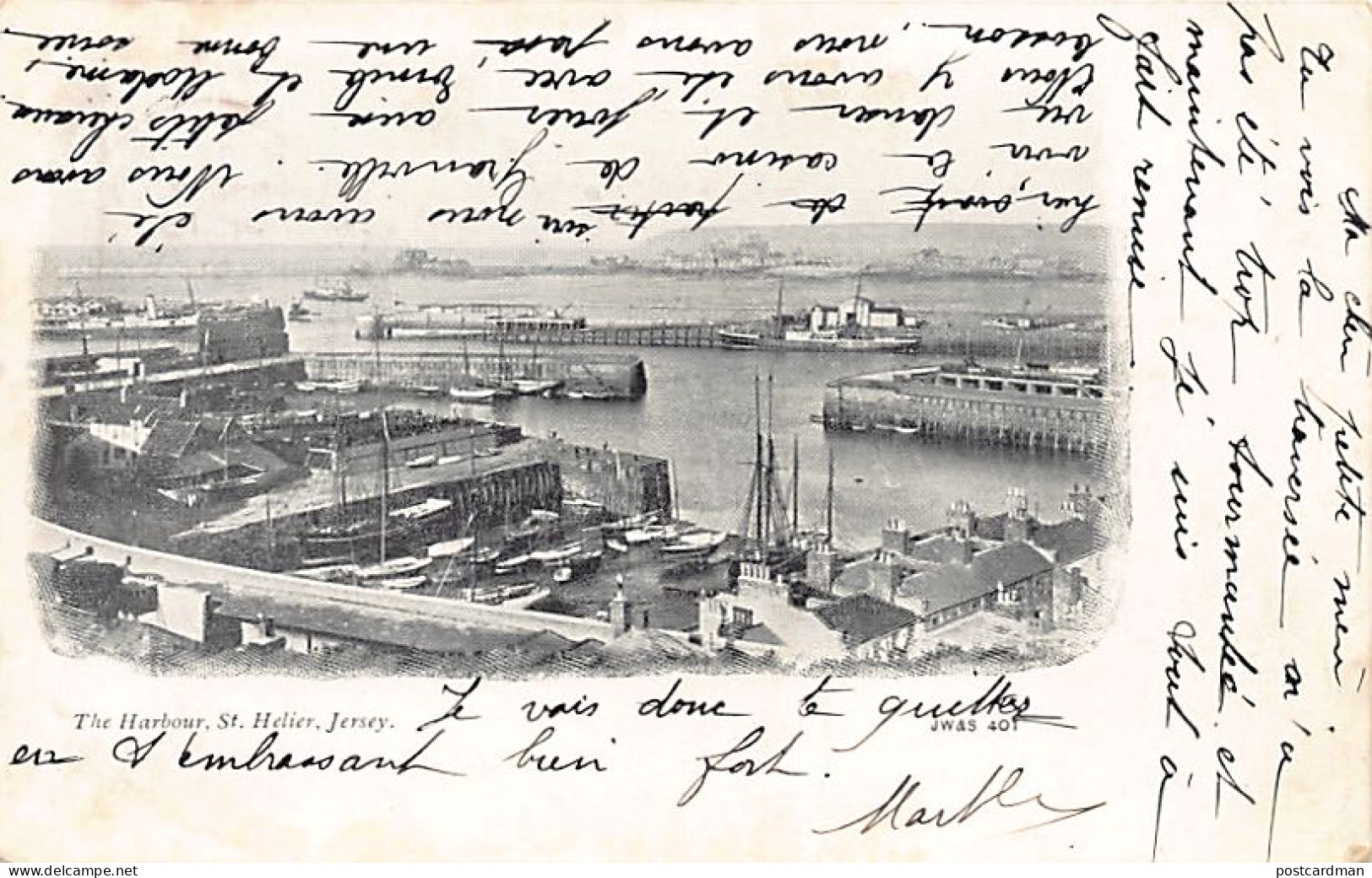 Jersey - SAINT-HELIER - The Harbour - Publ. J.W. & S. 401 - St. Helier