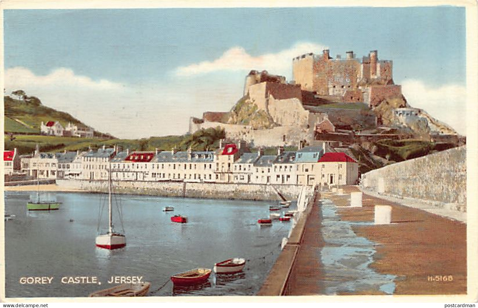 Jersey - Gorey Castle - Publ. Valentine & Sons 5168 - Sonstige & Ohne Zuordnung