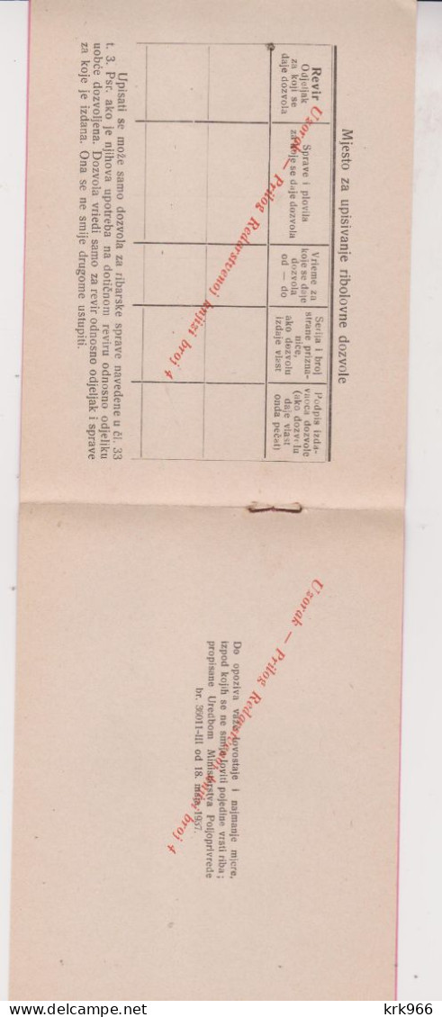 CROATIA WW II  Document  SPECIMEN - Historische Dokumente