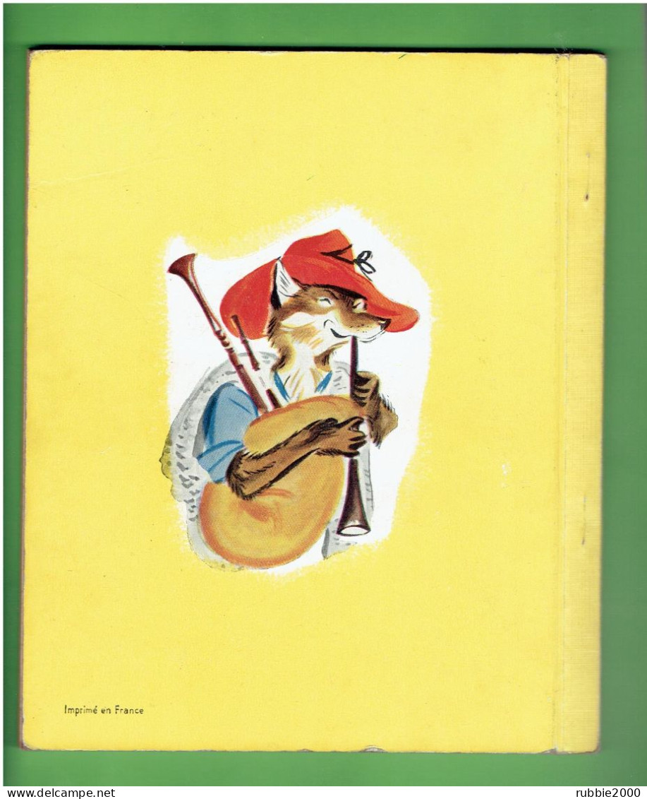 LE LOUP ET L AGNEAU FABLES DE LA FONTAINE 1953 PAR ROMAIN SIMON LES ALBUMS ROSES HACHETTE - Disney