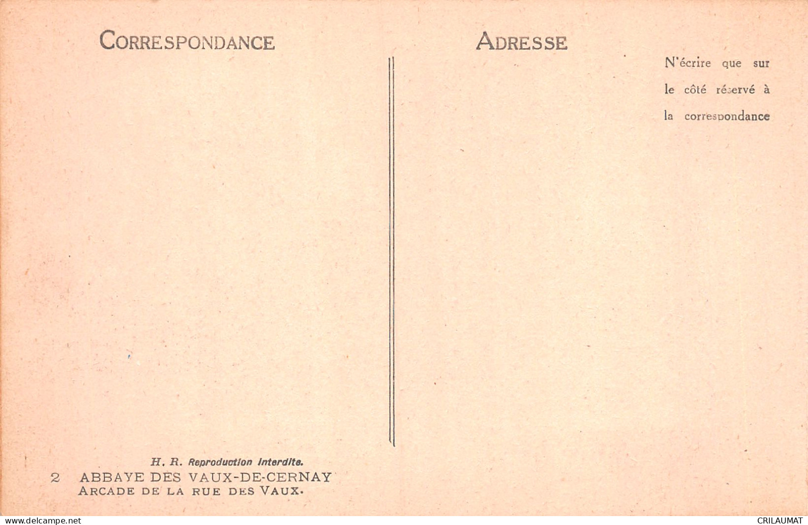78-ABBAYE DES VAUX DE CERNAY-N°T5103-B/0289 - Sonstige & Ohne Zuordnung
