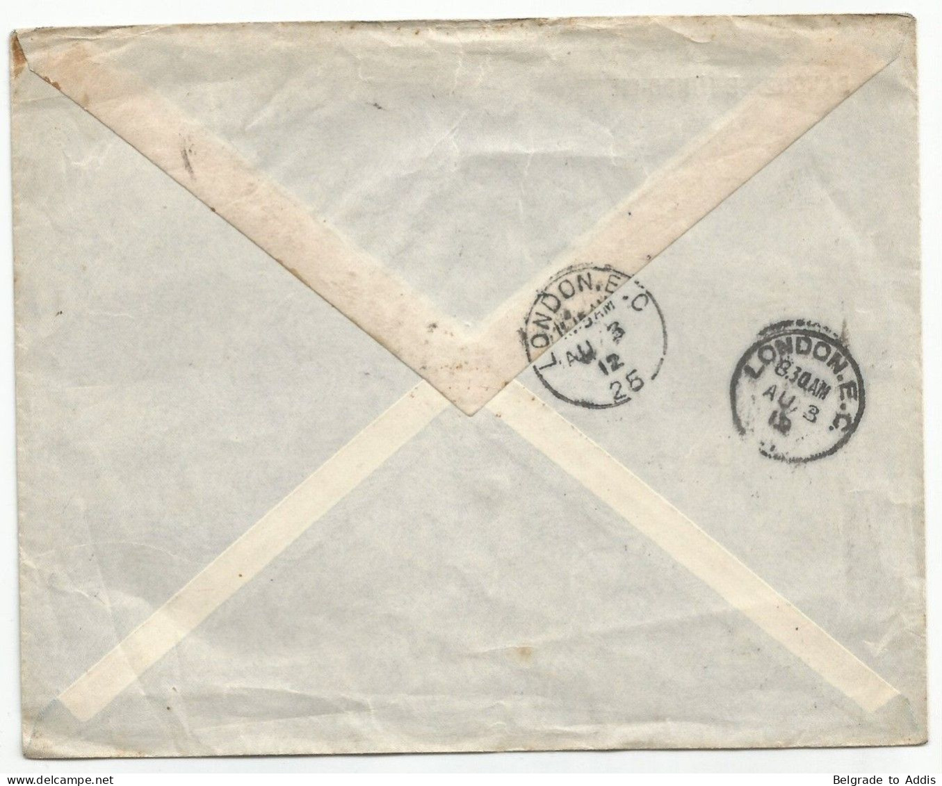 Indochine Vietnam Enveloppe Lettre Vers Grande Bretagne 1925 - Storia Postale