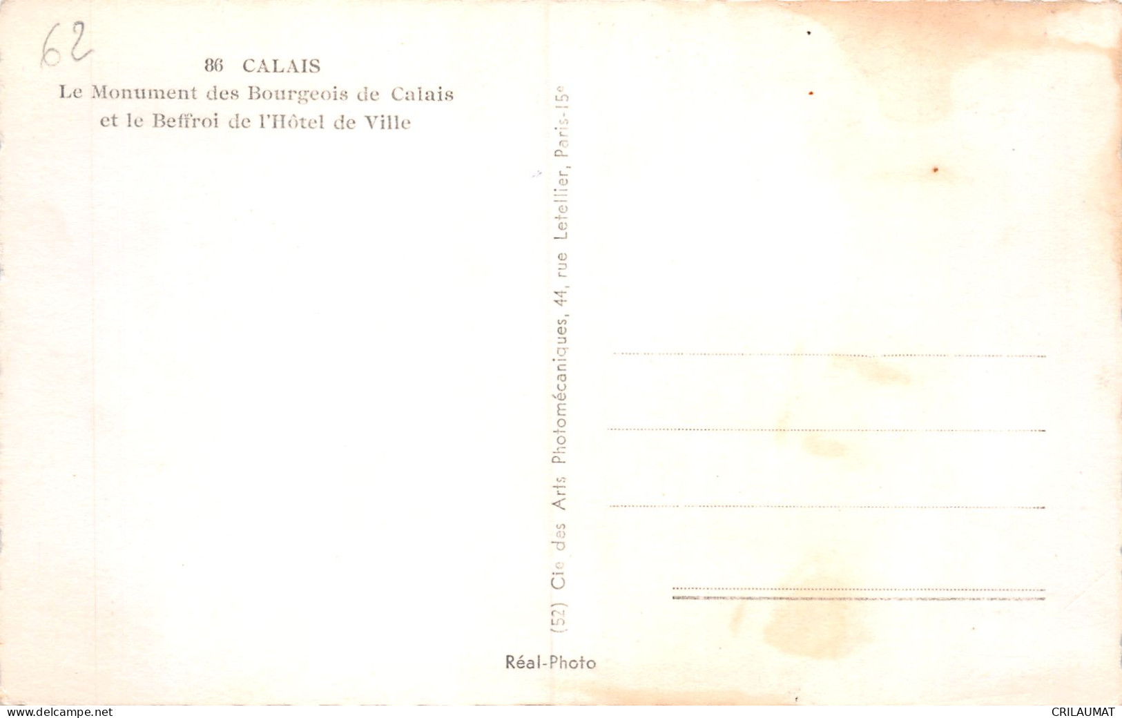 62-CALAIS-N°T5103-A/0071 - Calais