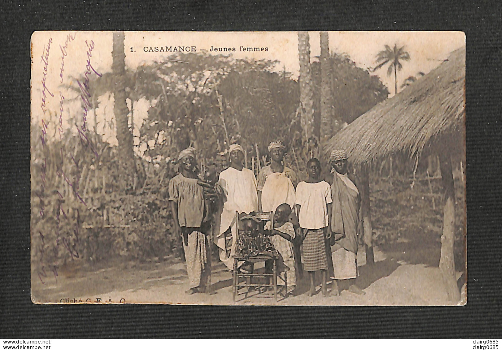 SENEGAL - CASAMANCE - Jeunes Femmes - 1907 - Senegal