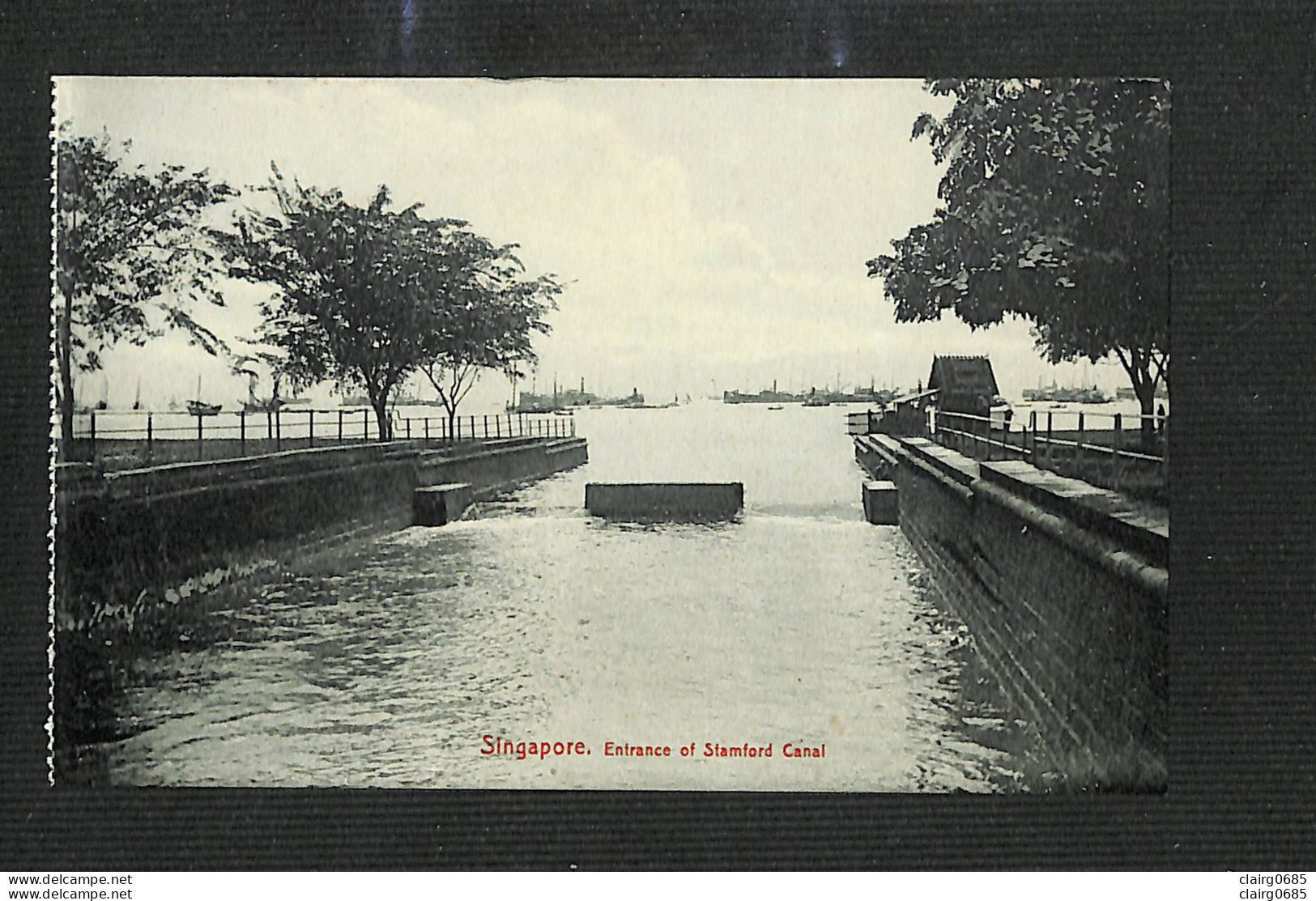 SINGAPOUR - SINGAPORE - Entrance Of Stamford Canal - Singapour