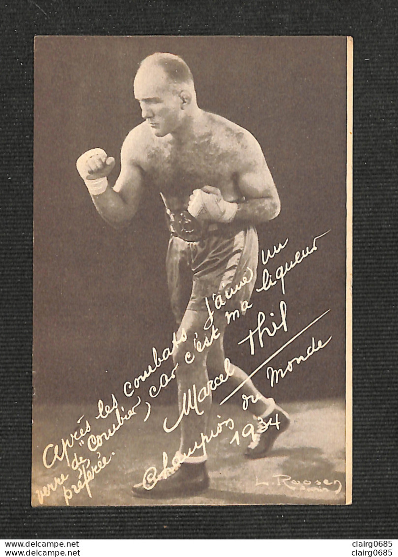SPORTS - BOXE - Marcel THIL - Champion Du Monde 1934 - Boxe