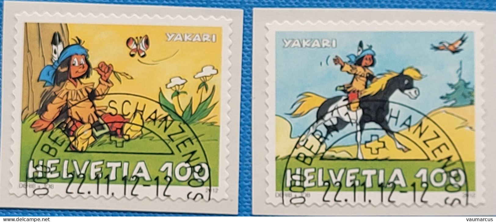 2012 Zu 1449-50 / Mi 2277-2278 / YT 2201-02 Yakari Obl. - Used Stamps