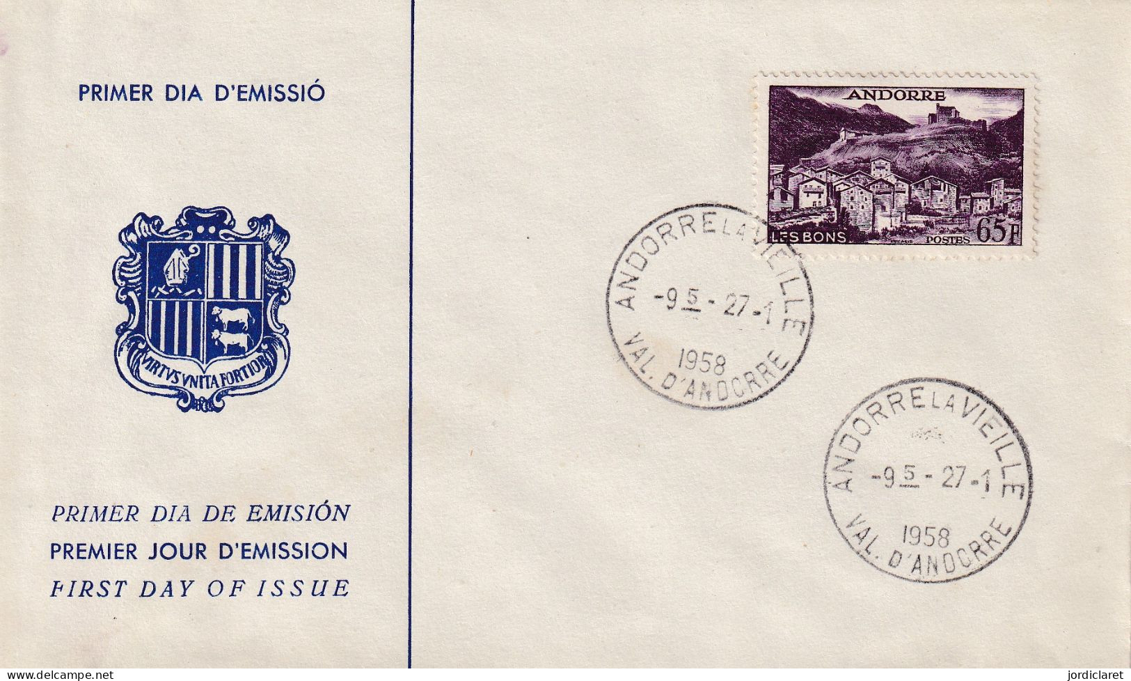 FDC 1958 - FDC