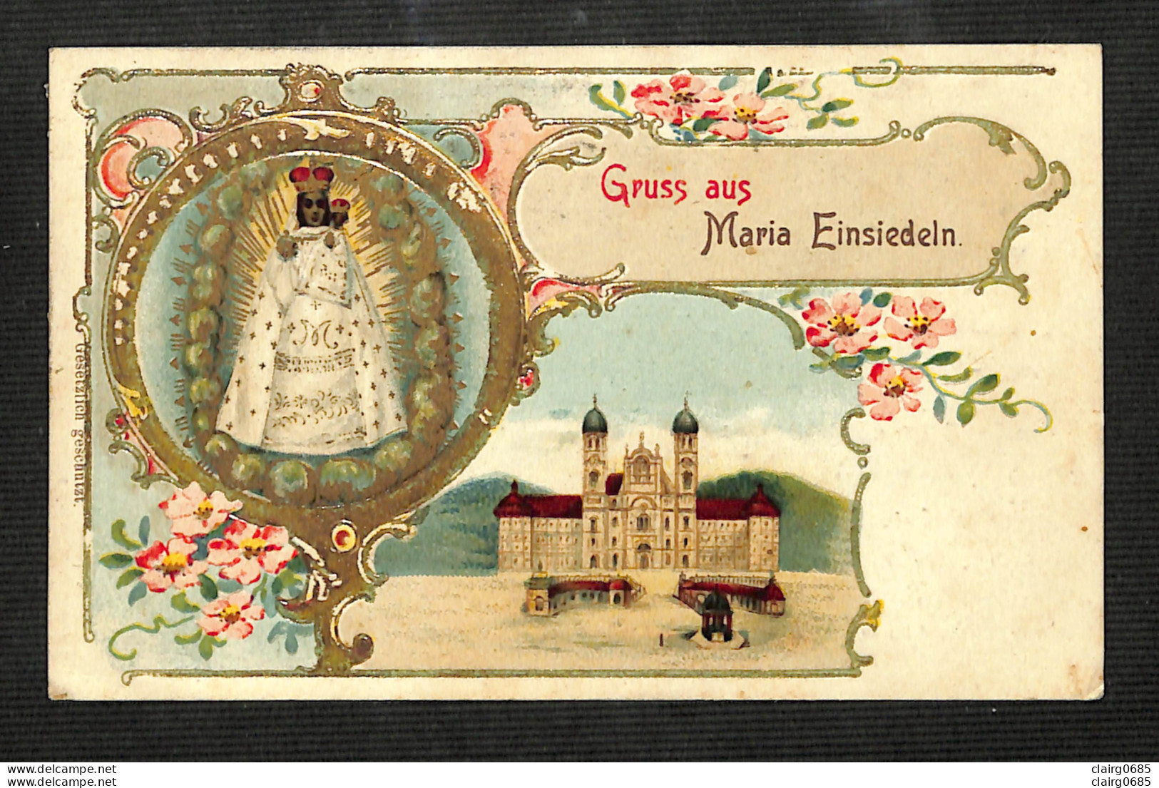 SUISSE - EINSIEDEIN - Gruss Aus Maria Einsiedein - 1907 - RARE - Autres & Non Classés