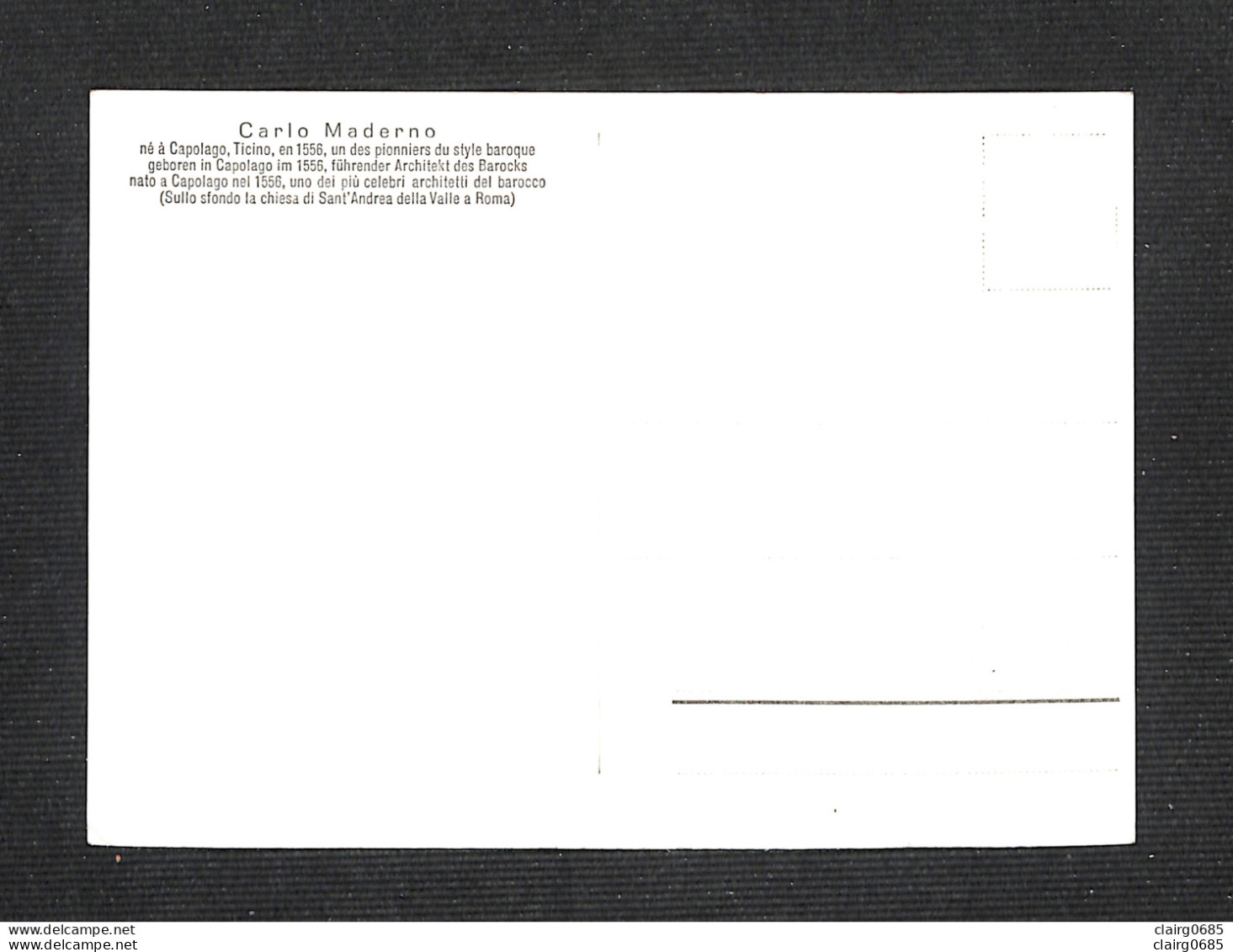 SUISSE - HELVETIA - Carte Maximum 1957 - Cario Maderno - Maximumkarten (MC)