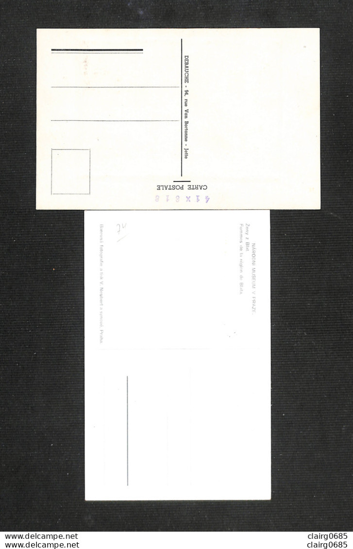TCHECOSLOVAQUIE - CESKOSLOVENSKO - 2 Cartes Maximum 1955-1959  - Brieven En Documenten