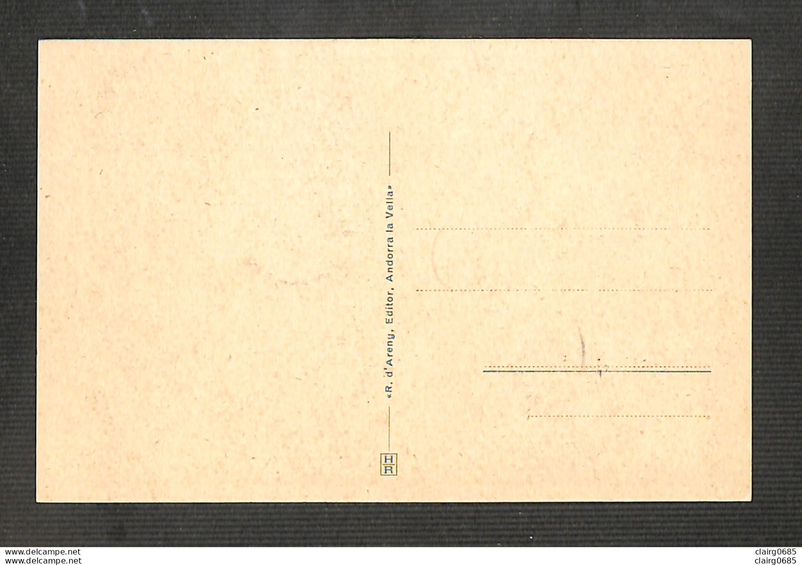 VALLÉES D'ANDORRE - Carte MAXIMUM 1943 - ANDORRE LA VIEILLE - Gorges De Sant Julia - Cartoline Maximum