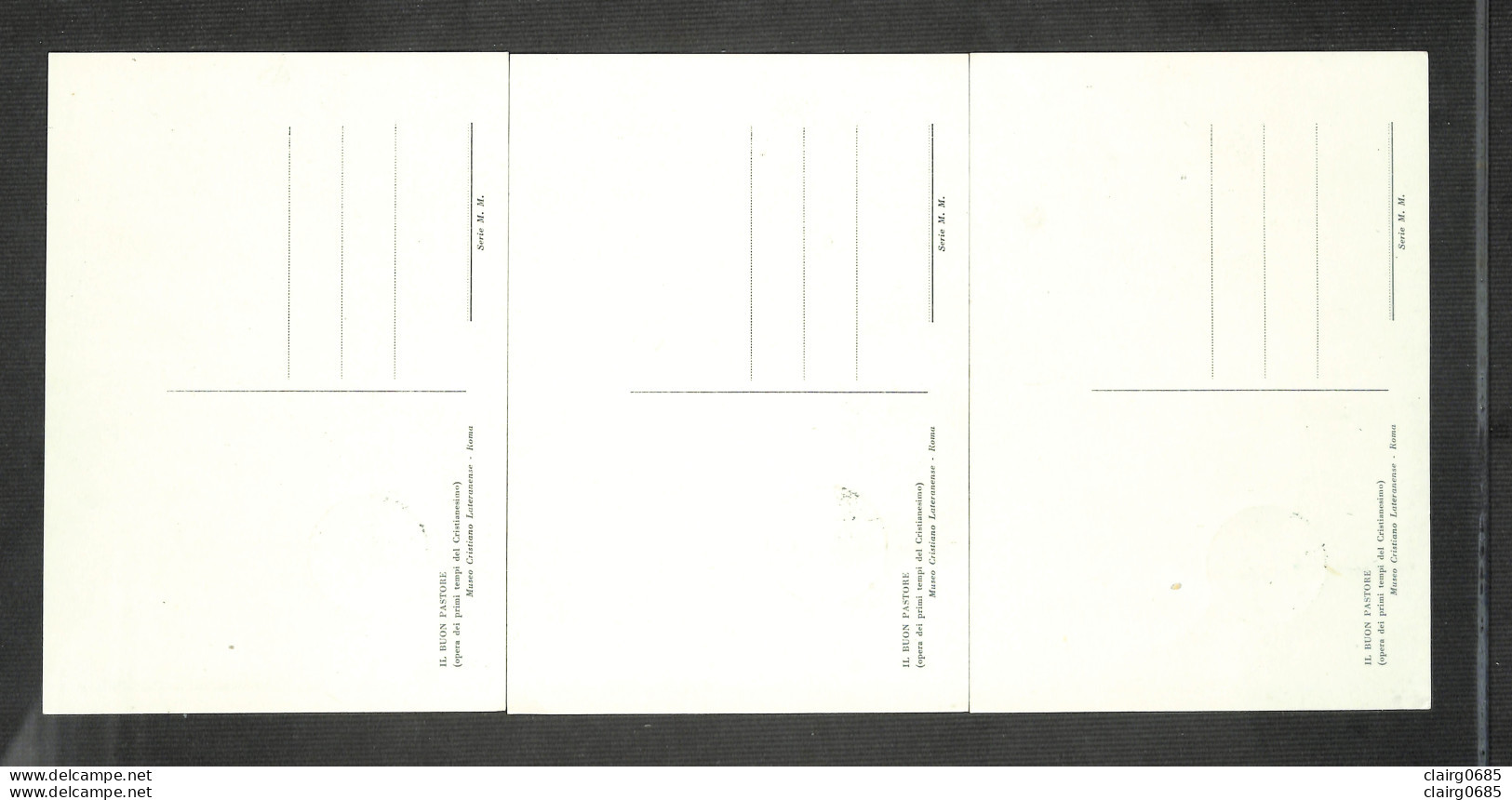 VATICAN - POSTE VATICANE - 3 Cartes MAXIMUM 1962 - IL BUON PASTORE - Maximumkaarten