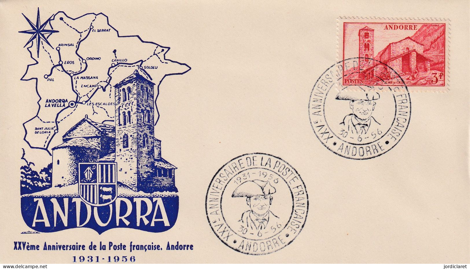 FDC 1956 - FDC